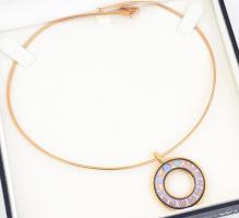 Feywille nyaklánc és medál. Zománc, fém, eredeti dobozában. d: 35 mm