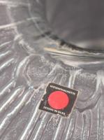 Wiesenthalhütte üveg kínáló . Formába öntött, jelzett, hibátlan d: 16 cm