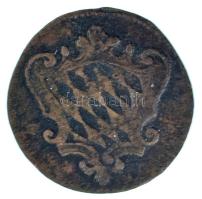 Német Államok / Bajorország 1796. 1pf Cu "III. Miksa József" (1,15g) T:F, patina
German S...