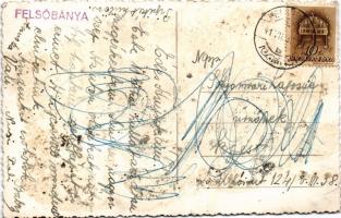 1941 Felsőbánya, Baia Sprie; tó / lake. photo (Rb)