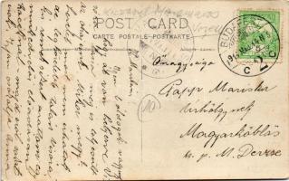 1914 Felsővisó, Viseu de Sus (?); Máramarosi kisvasútpálya télen / narrow-gauge railway line in the ...