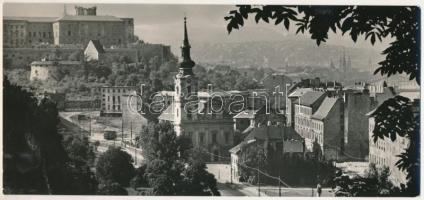 Budapest I. Tabán, Rácz (szerb ortodox) templom. Képzőművészeti Alap (23 x 10,5 cm)