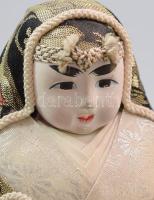 Japán porcelán fejű baba 13 cm