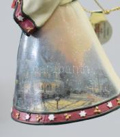 Thomas Kinkade Old World Santas Ashton-Drake Galeries 4 db figura 10 cm