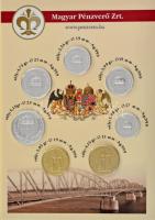 2016. "Mesterdarabok ezüstből 1892" 1892. 1f-20K Ag (7xklf) forgalmi sor utánverete eredeti díszcsomagolásban T:UNC / Hungary 2016. "Silver master pieces 1892" 1892. 1 Fillér - 20 Korona Ag (7xdiff) restrike coin set in original case C:UNC