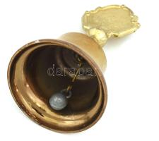 Karácsonyi csengő, fém, m: 10 cm