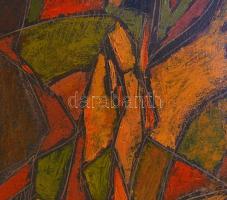 Kardos János (1946-2018): Kiss (Csók) Olaj, vászon Jelzett. keretben. 90x120 cm