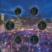 2023. 5Ft-200Ft (6xklf) + "Veszprém-Balaton Európa kulturális fővárosa" Cu-Ni-Zn emlékérem...