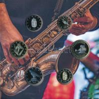 2023. 5Ft-200Ft (6xklf) + "Veszprém-Balaton Európa kulturális fővárosa" Cu-Ni-Zn emlékérem...