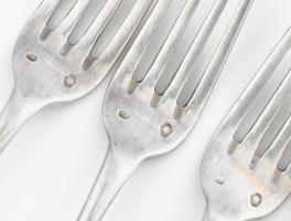 Ezüst (Ag) evőeszközök nagyrészt dianás jelzéssel 266 g