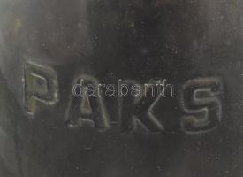 Paks feliratos nagy méretű üveg flaska 32 cm