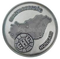 2004. "6. Női Kézilabda Európa Bajnokság" kétoldalas, ezüstpatinázott bronz emlékérem ered...