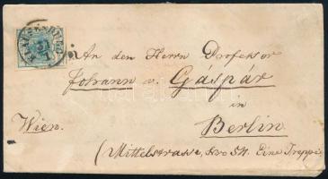 cca. 1850 Levél 9kr bérmentesítéssel "KLAUSENBURG" - Berlin !