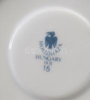 Hollóházi Hajnalka mintás mokkás készlet, Kézzel festett, jelzett, hibátlan