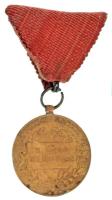 1898. "Jubileumi Emlékérem a Fegyveres Erő Számára / Signum memoriae (AVSTR)" bronz kitünt...