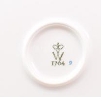 Wallendorf dísztál, Berlin látképével, jelzett, hibátlan, d: 27,5 cm