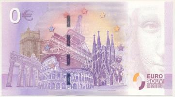 Olaszország 2017. 0E "Róma - Pantheon" szuvenír bankjegy "SENX 008486" T:UNC
It...