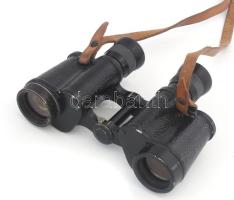 cca 1940 6x30-as honvédségi távcső eredeti tokkal, szűrőkkel, jó állapotban, lekaparva a felirat