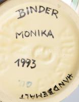 Történelmi jelenettel festett korsó, jelzett, m: 23,5 cm