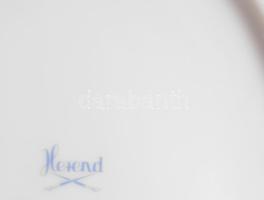 Herendi virág mintás levél tálka. Kézzel festett, jelzett, hibátlan , 21x18 cm