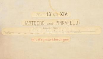 1882 Hartberg és Pinkafeld környékének katonai térképe, Zone 16., Kol. XIV., 1:75 000, 39×52 cm