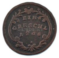 Csehország / Történelmi tartomány 1768. 1Gr Cu Prága T:VF Bohemia 1768. 1 Gröschl Cu Prague C:VF