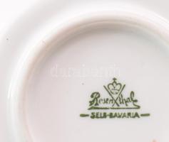 Rosenthal mokkás csésze Kézzel festett, jelzett, kopásokkal