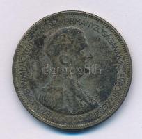 1930. 5P Ag "Horthy jobbra" hajas T:XF,VF patina Adamo P8