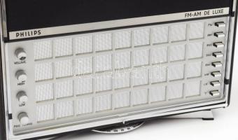1965-1969 Philips Antoinette Transworld de Luxe L6X38T rádió. Működik, jó állapotban, 35x25 cm, ritk...