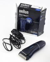 Braun Series 1 villanyborotva, jó állapotban dobozában, leírással