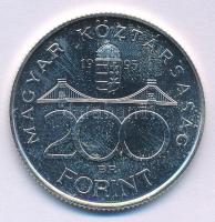 1995. 200Ft Ag "Deák" kapszulában T:UNC apró fo.
Adamo F13.1