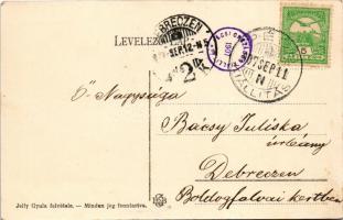 1907 Pécs, Pécsi Országos Kiállítás, borászati pavilon. Jelfy Gyula kiadása + So. Stpl