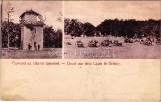 Örkénytábor, Örkény-tábor (Táborfalva); víztorony, katonai tábor. Wassermann Vilmos kiadása (fl)