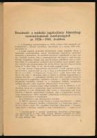 Dr. Hacker Ervin: Beszámoló a Miskolci Jogakadémia büntetőjogi szemináriumának munkásságáról az 1936...