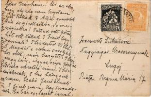 Marosludas, Ludus; Dr. Bignió Béla orvosi tanácsadó és felesége Mártonffy Aranka házának a kertje, P...