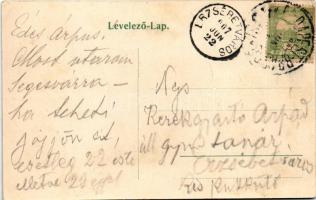 1907 Kiskapus, Kis-Kapus, Kleinkopisch, Copsa Mica; evangélikus és római katolikus templom. Guggenbe...