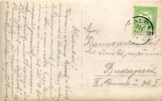 1914 Talpas, Talpos (Bihar, Bihor); Mulatozó társaság / people having fun. photo