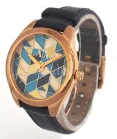 Armani Exchange női karóra zománc számlappal, kvarc szerkezettel, jó állapotban, bőr szíjjal. d: 38 ...