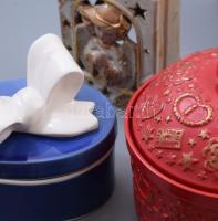 11 darabos vegyes karácsonyi dekorációs tárgy tétel, közte több jó darabbal