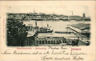 1898 (Vorläufer) Budapest I. Mátyás templom, pesti rakpart (EK)