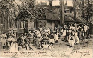 1902 Pozsony, Pressburg, Bratislava; Mezőgazdasági Országos Kiállítás, Halászati csárda / Agricultural Exhibition, fishing inn (EK)