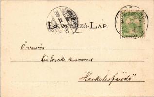 1903 Forró, Forró-Encs (Encs); Rothman szálloda, M. kir. posta és távirdahivatal, szálloda, vendéglő...