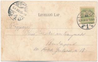 1904 Kolozsvár, Cluj; Mátyás király szobor. Schuster Emil kiadása / statue of Matthias Corvinus, mon...