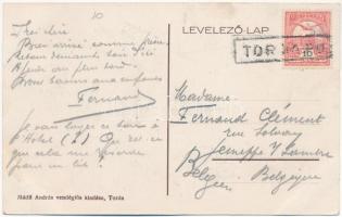 Torda, Turda; szódagyár. Mádli András vendéglős kiadása / soda factory