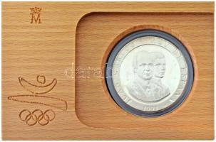 Spanyolország 1991. 2000P Ag "Nyári Olimpia 1992 Barcelona - Olimpiai szimbólum" fa díszto...