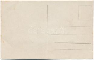 Buzau, Buzeu, Bodzavásár; meglőtt városháza a német megszállás alatt / WWI damaged town hall during ...