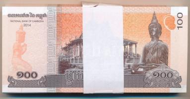 Kambodzsa 2014. 100R (100x) sorszámkövetők T:UNC,AU
Cambodia 2014. 100 Riels (100x) consecutive ser...