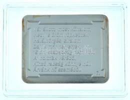 DN "A Himnusz emlékérmeken - 7. versszak" ezüstözött, multicolor rézötvözet emlékérem kaps...