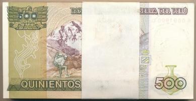 Peru 1987. 500I (95x) sorszámkövető sorozatokkal T:AU
Peru 1987. 500 Intis (95x) with consecutive s...