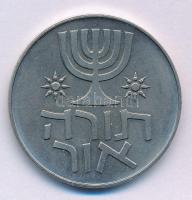 Izrael 1957. 1L "Hanuka" Cu-Ni kapszulában T:BU Israel 1957. 1 Lira "Hannukkah" Cu-Ni in capsule C:BU Krause KM#22